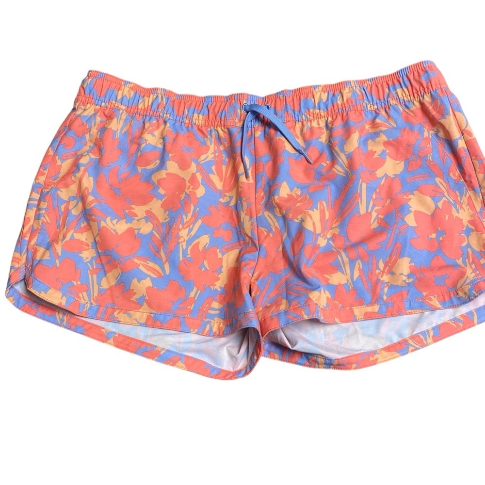 Prana Ladies Orange Athletic Shorts Vibrant Design Lightweight XL - Picture 2 of 9
